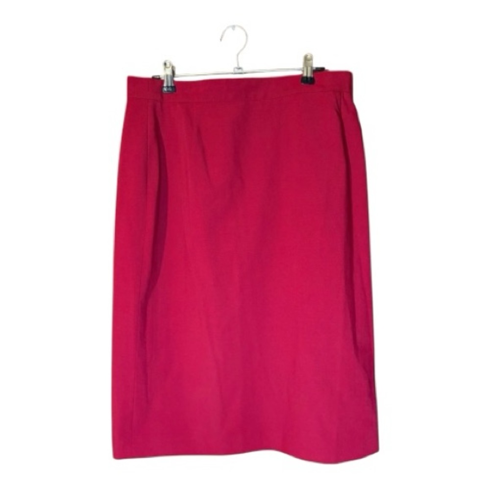Yarell Red Wool-Blend Skirt
